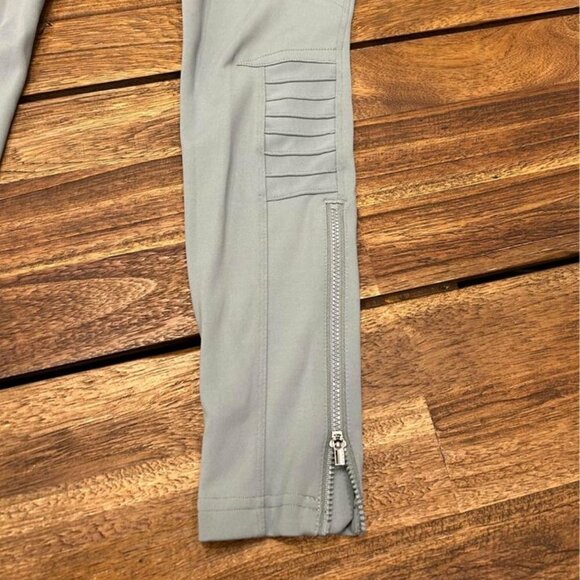Athleta delancey moto tights. Seafoam. Zipper accents/pockets. Size XS. … - Picture 2 of 9
